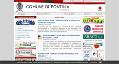 Desktop Screenshot of comune.pontinia.lt.it